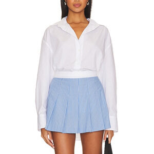 Enza Costa Luxe Longsleeve Shirt Size S